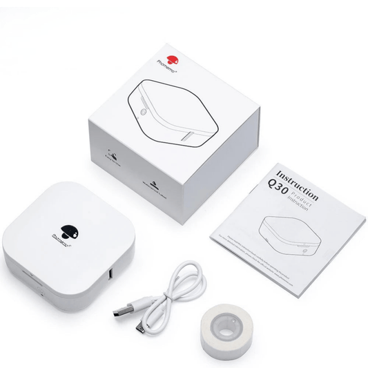 Norvo | Bärbar Bluetooth Termisk Etikettprinter med Oppladbart Batteri