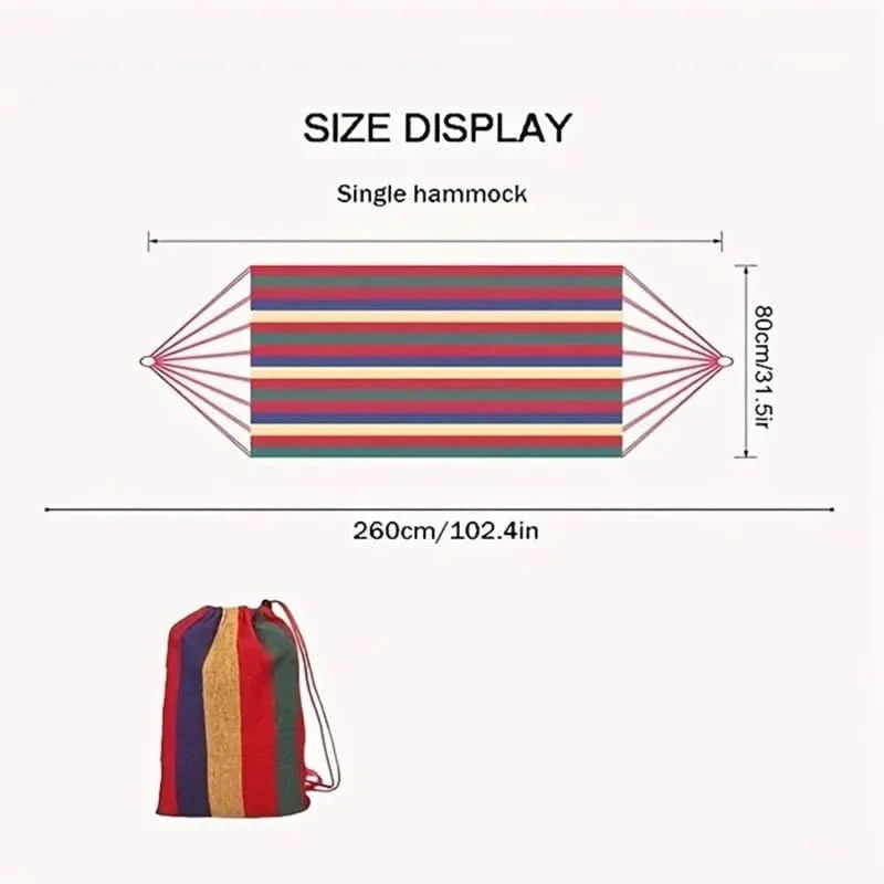Norvo | Bærbar lerrets hengestol for innendørs og utendørs