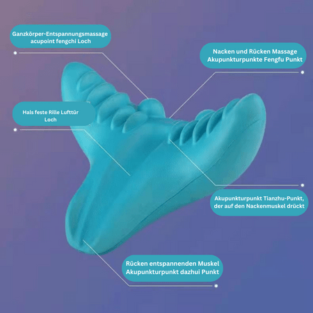 Norvo | Ergonomisk Nakke Massasjepute for Avslappet Holdning