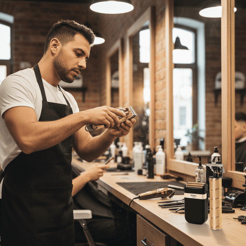 Norvo | SteelEdge X3 3-i-1 Trimmer & Barbermaskin | Presisjon & Trådløs | Svart