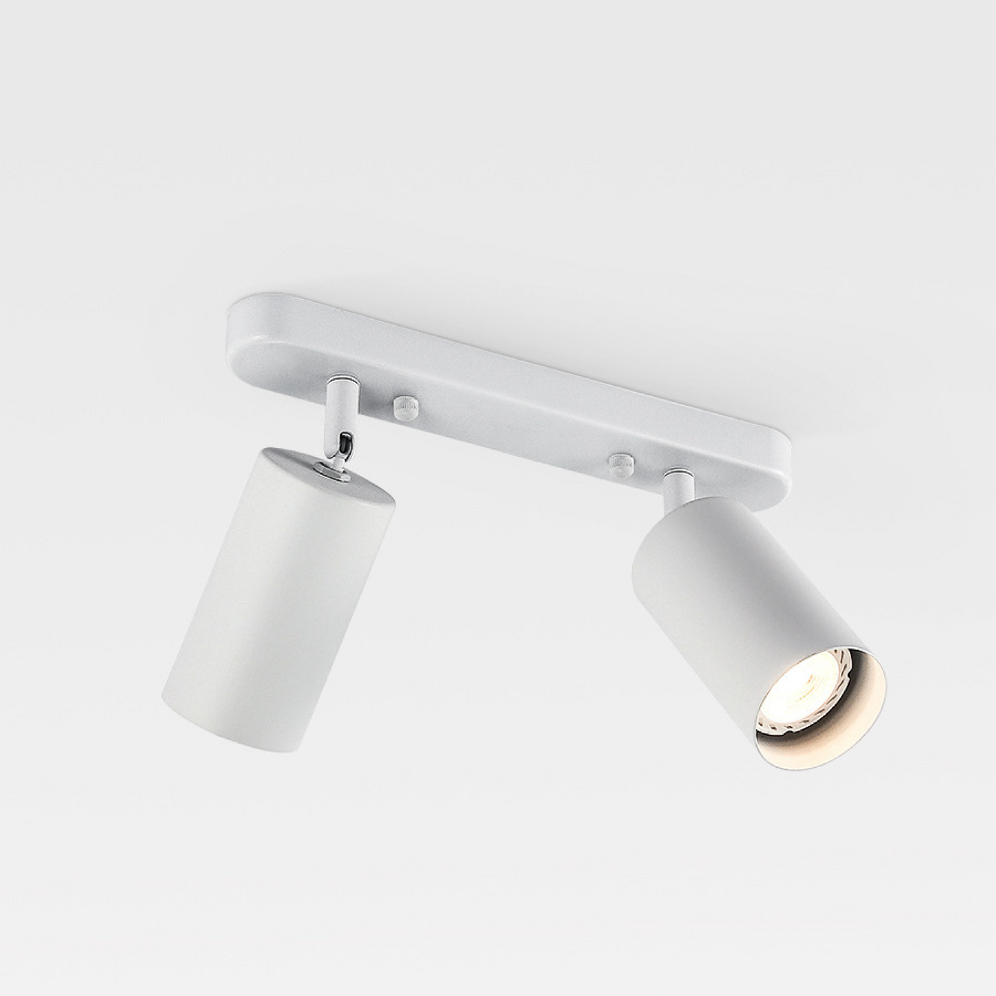 Norvo | TwinGlow Rotterende Taklampe – Justerbar 2-Hodes Moderne Spotlights