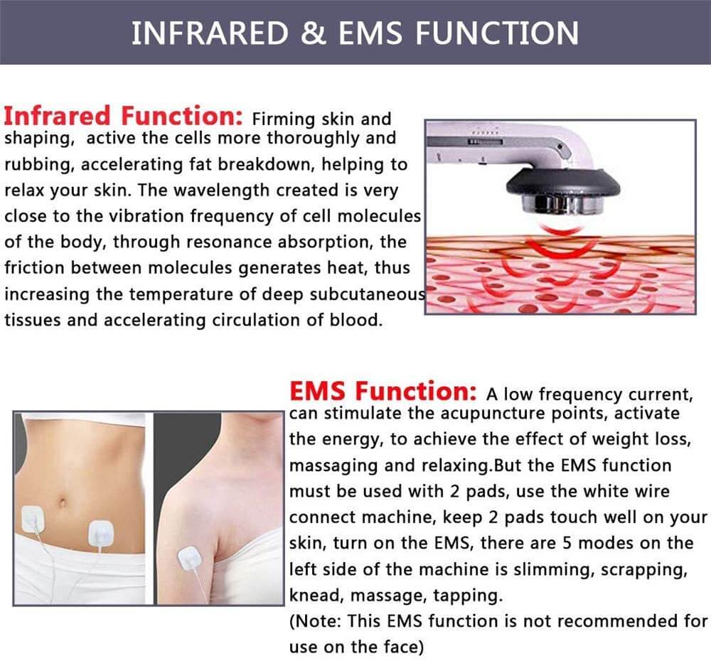 Norvo | Kavitasjon Kropp Slanking Anti-Cellulitt Maskin