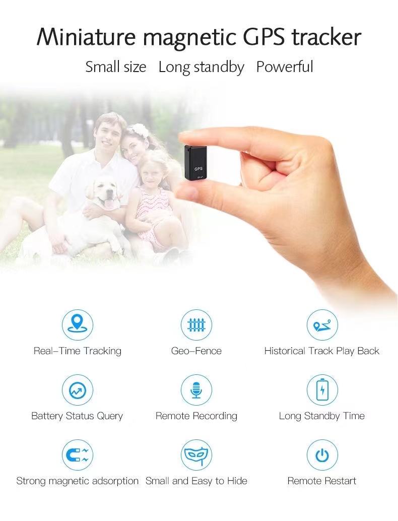 Norvo | Lokator - Magnetisk Mini Bil GPS Lokator (Sanntid-Overvåking)