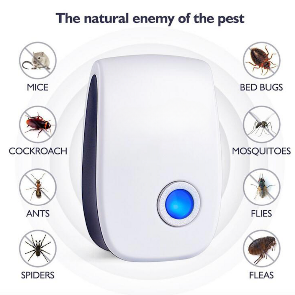 Norvo | Skadedyr Repeller Ultrasonic Plug In Innendørs Elektronisk Skadedyrkontroll Enhet