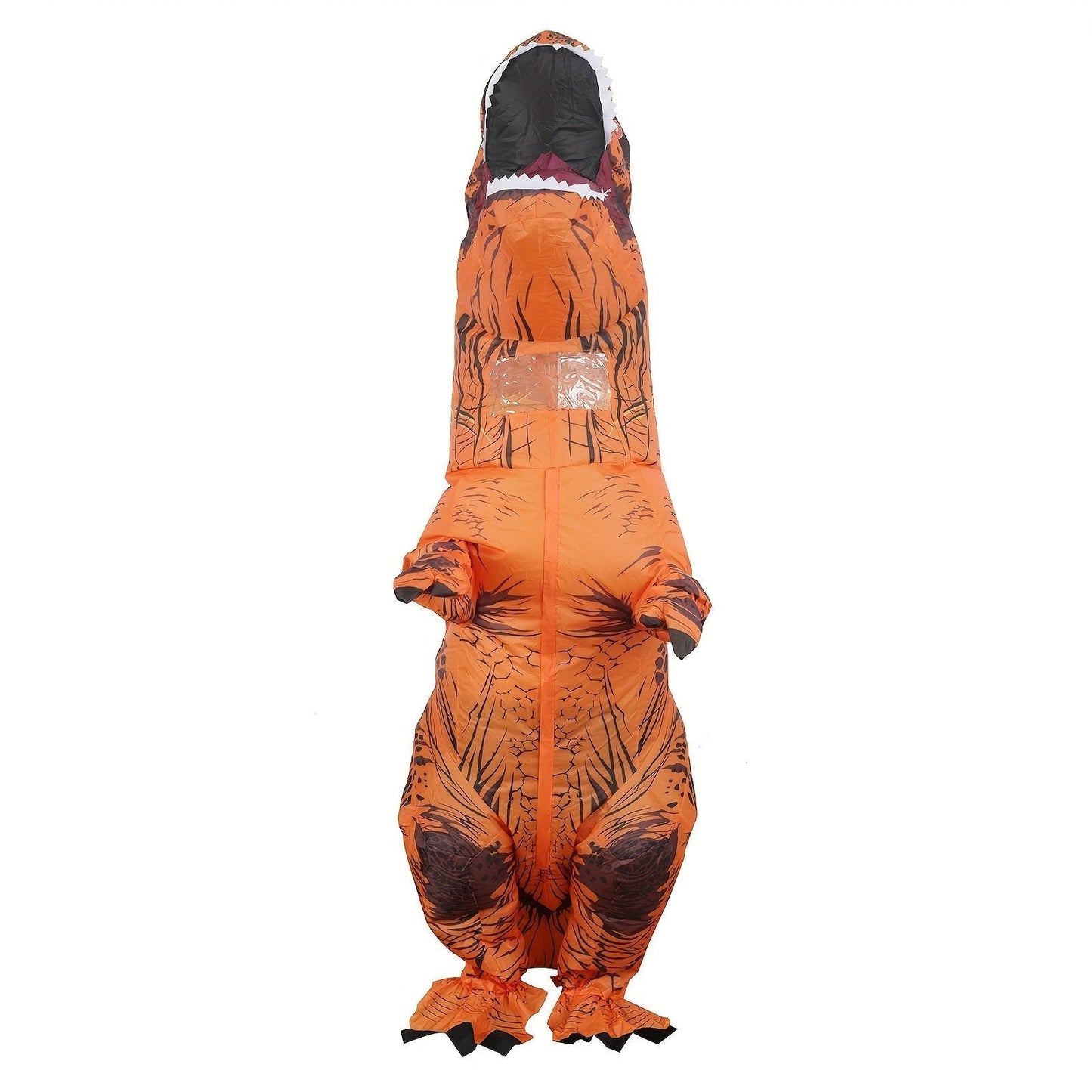 Norvo | DinoKing Oppblåsbar T-Rex Kostyme – Gigantisk Unisex Drakt med Vifte