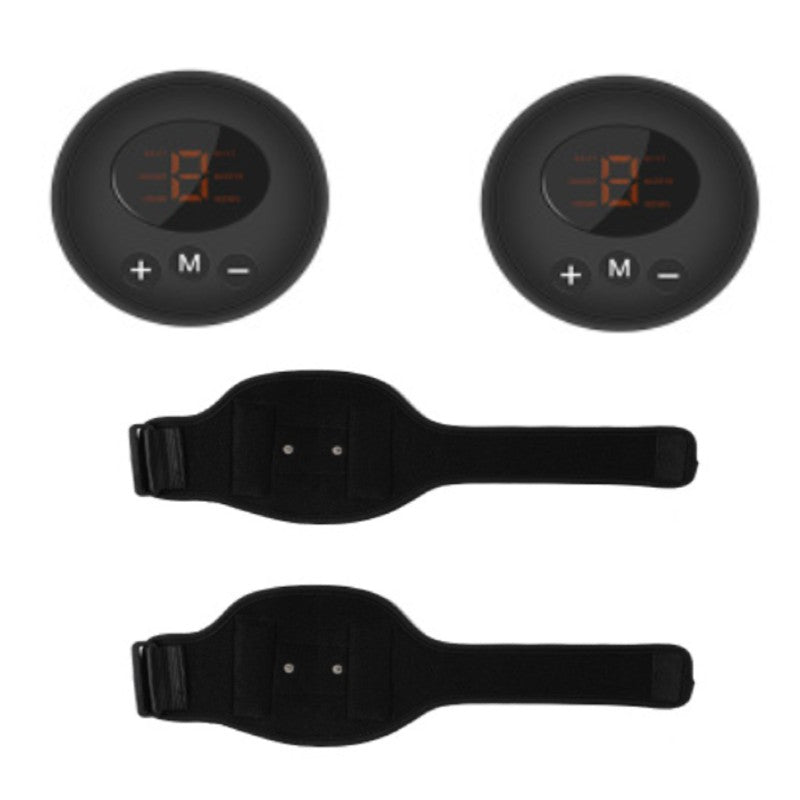 Norvo | Oppladbar hjemme smart EMS magebelte, med feste, pustende nett, 6 moduser og 9 styrker, for hjemme, kontor og treningsstudio