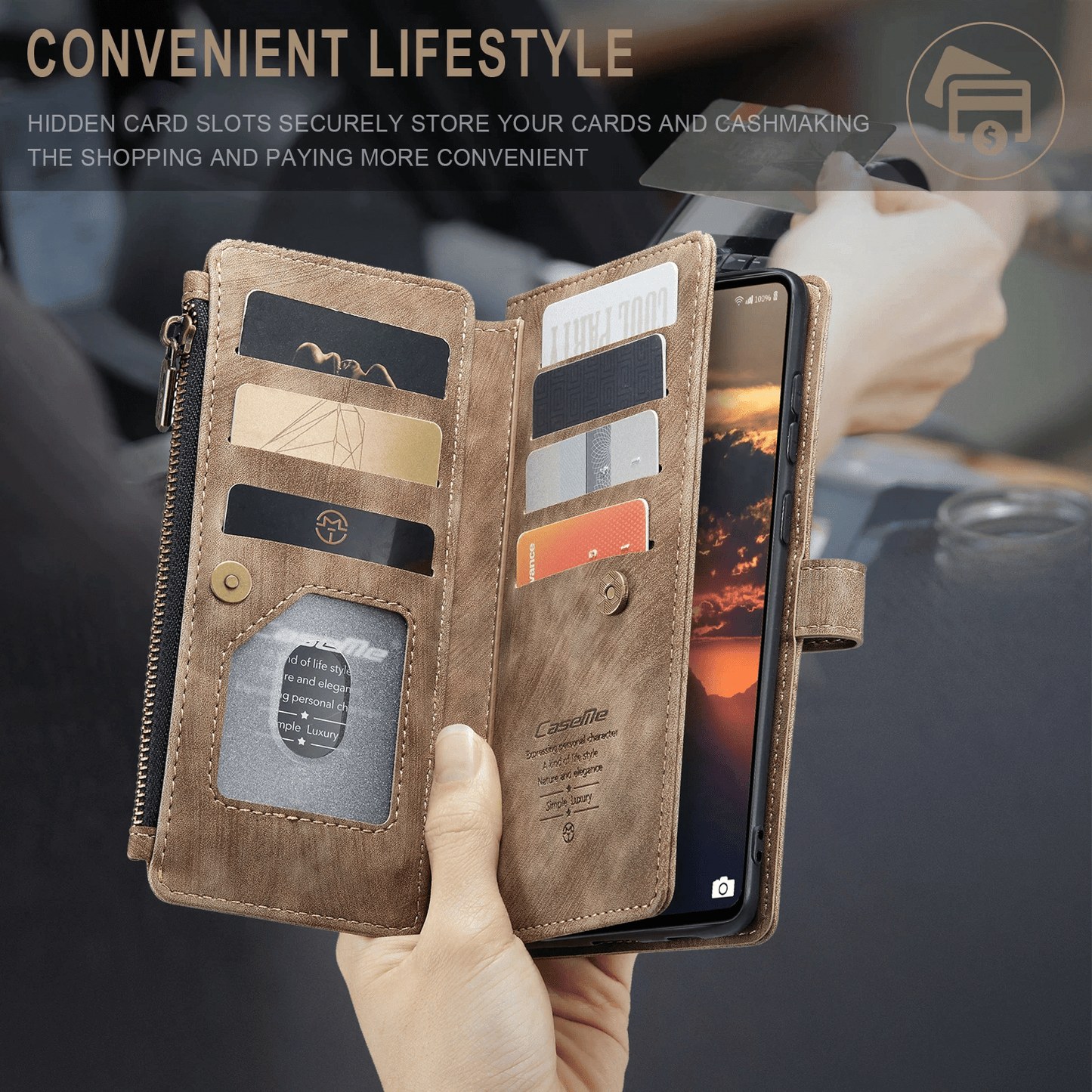 Norvo |  Lær Wallet Case for Samsung Galaxy A-Serie