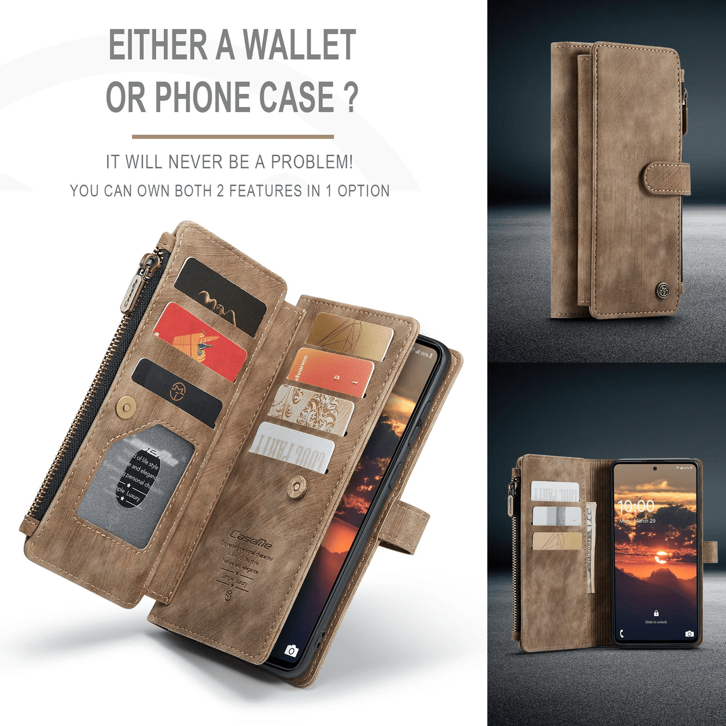 Norvo |  Lær Wallet Case for Samsung Galaxy A-Serie