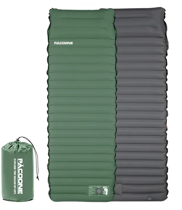 Norvo | Ultralett selvoppblåsende campingmatte med innebygd pumpe – Eryx