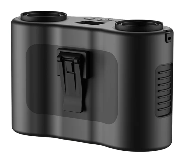 Norvo | Bærbar midjeclipsvifte med doble luftutganger og 20 000 mAh batteri – BreezeMate