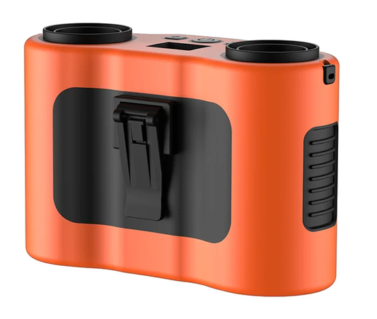 Norvo | Bærbar midje-klipsvifte med dual luftuttak & 20 000 mAh batteri – BreezeMate