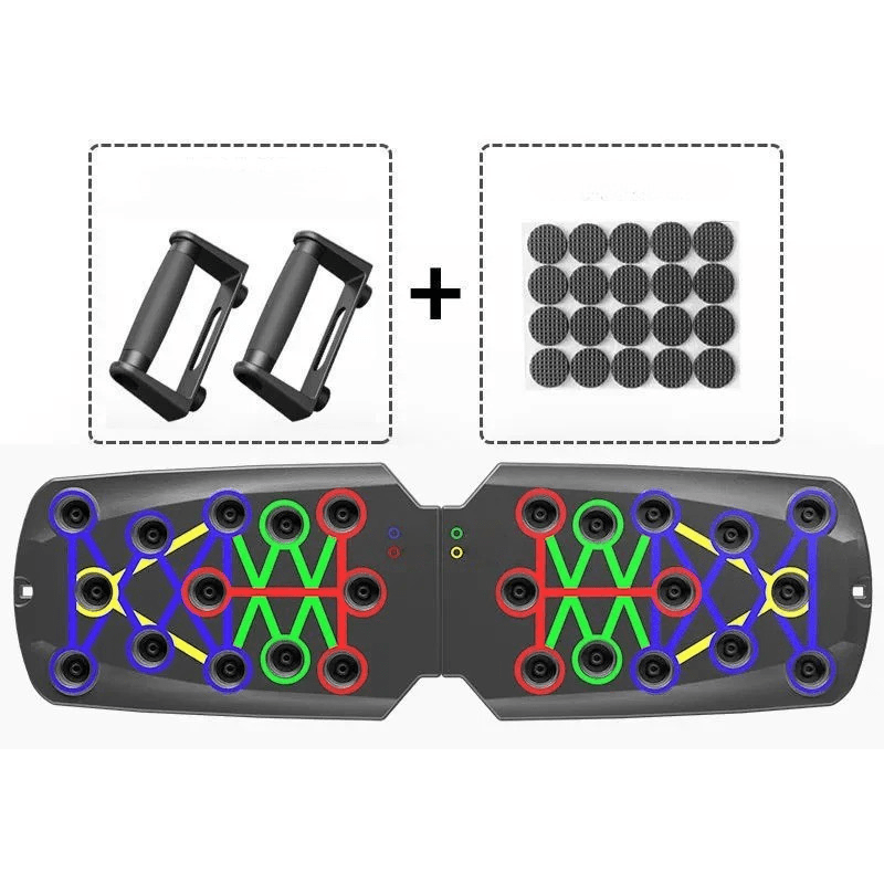 Norvo | 14-i-1 push-up brett for målrettet overkroppstrening