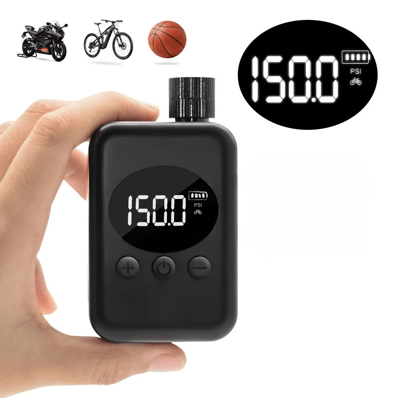 Norvo | Bærbar 150PSI Mini Sykkelkompressor for MTB & Utendørs