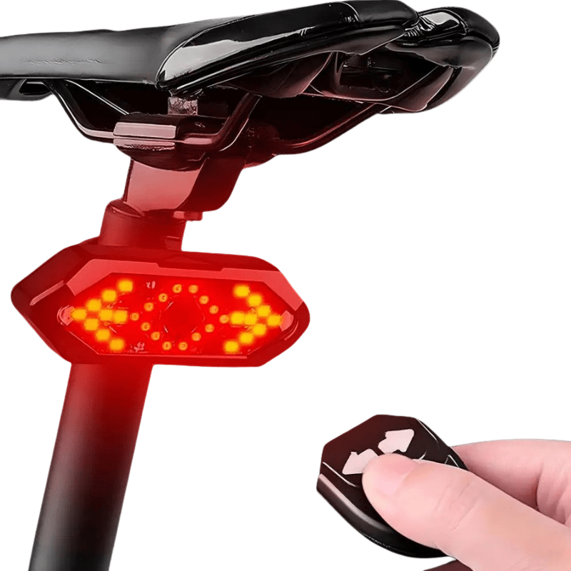 Norvo | Oppladbart sykkel baklys med fjernkontroll og 32 LED-lamper