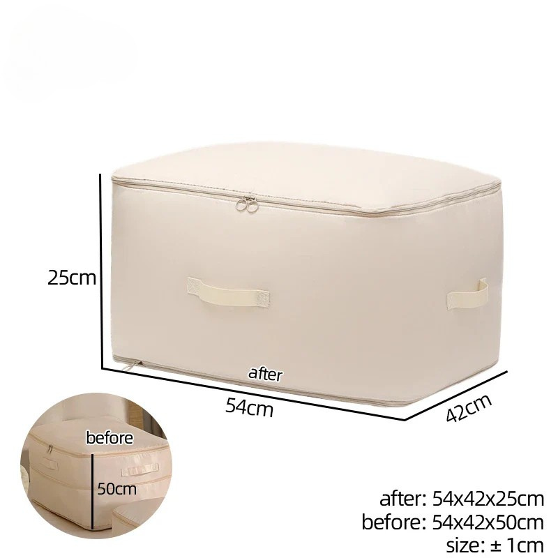 Norvo | KOMPAKT LAGRINGSPOSE – Kompresjonspose for klær og tepper med glidelås og bærehåndtak