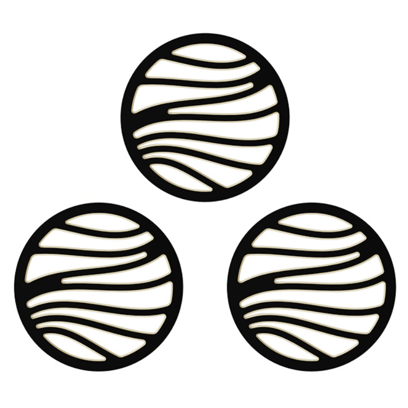 Norvo | Varmebestandige Silikon Gryteunderlag – Sett med 6