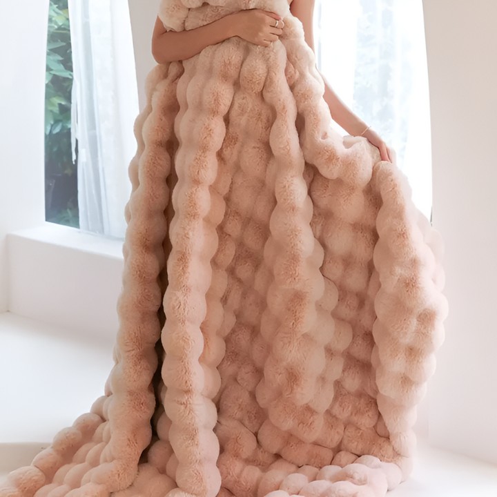 Norvo | Faux Fur Fleece Kaste Teppe