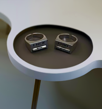 Norvo | F*ck You Everything Roterende Humør Kontrollring