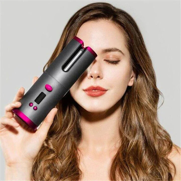 Norvo | PerfectCurl Automatisk Krøll Styler | Trådløs og Oppladbar for Perfekte Krøller