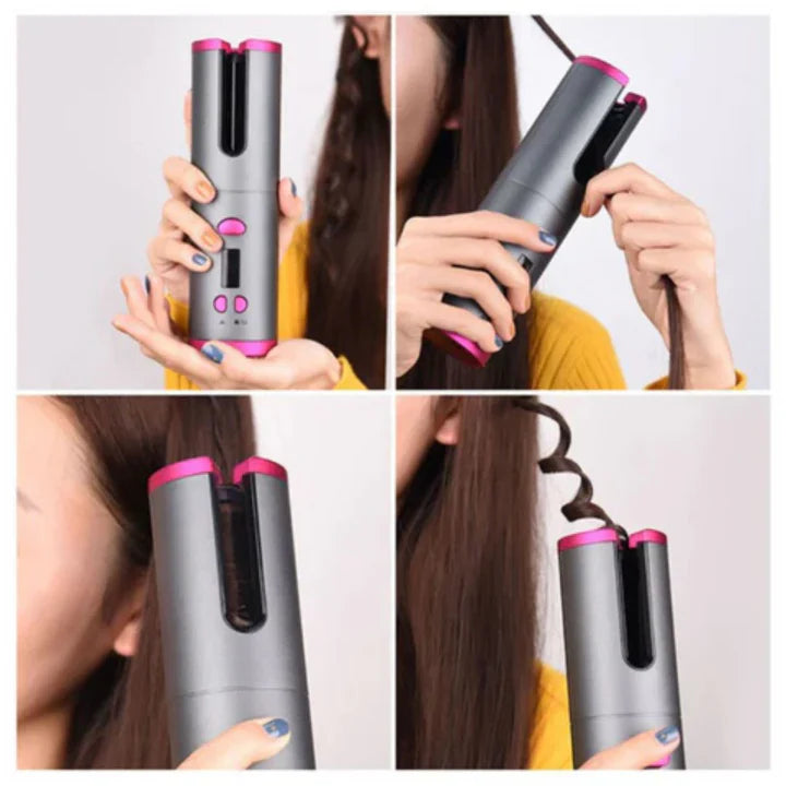 Norvo | PerfectCurl Automatisk Krøll Styler | Trådløs og Oppladbar for Perfekte Krøller