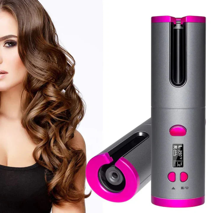 Norvo | PerfectCurl Automatisk Krøll Styler | Trådløs og Oppladbar for Perfekte Krøller