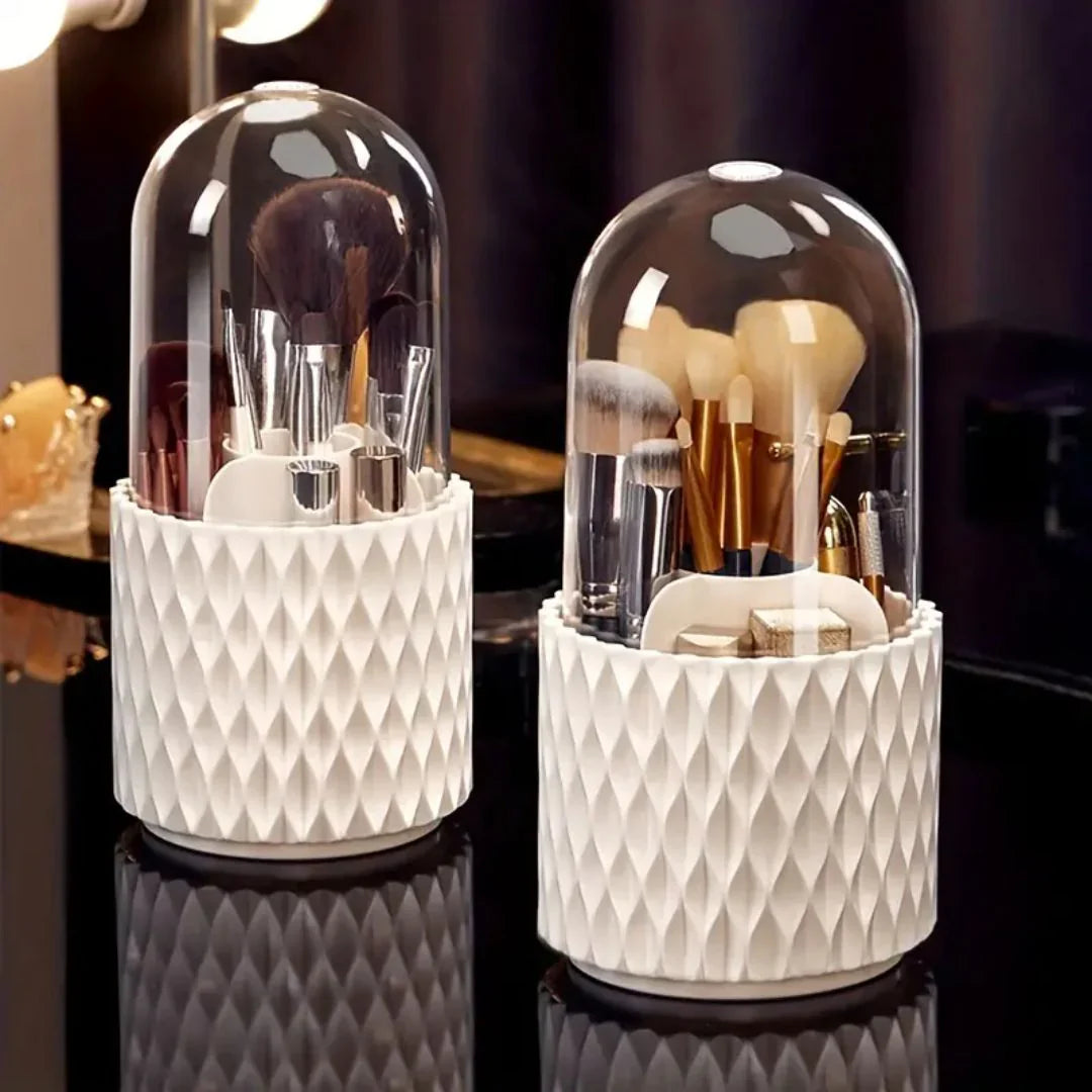 Norvo | Luksus Sminkebørsteholder med Beskyttelsesdeksel