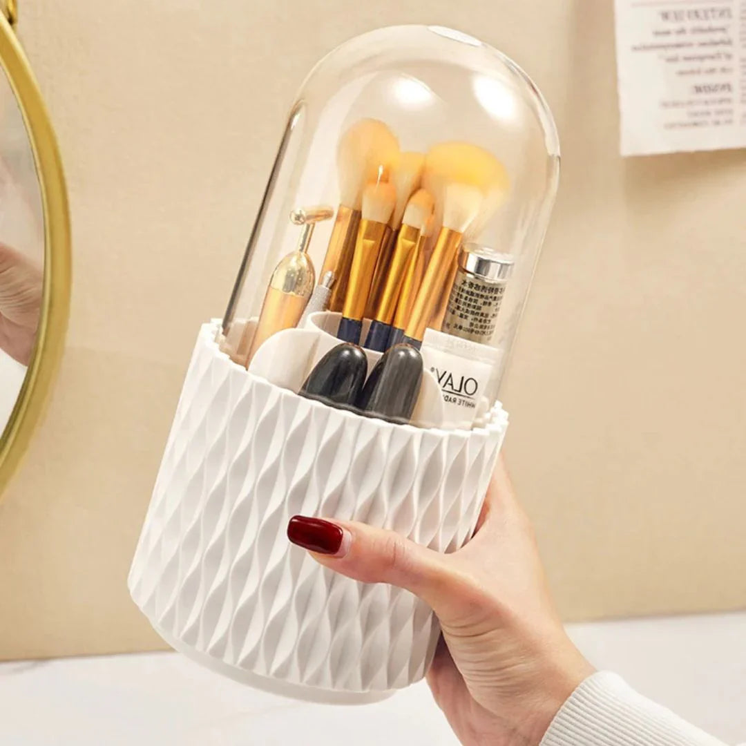 Norvo | Luksus Sminkebørsteholder med Beskyttelsesdeksel