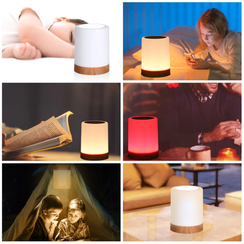 Norvo | Dimmbar Nattlampe med Sleek Design - LuxeTouch
