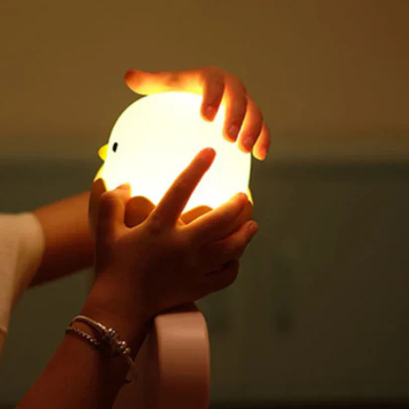 Norvo | Kylling Nattlampe for Barn – Søt LED Lampe i Eggdesign for Barnerommet