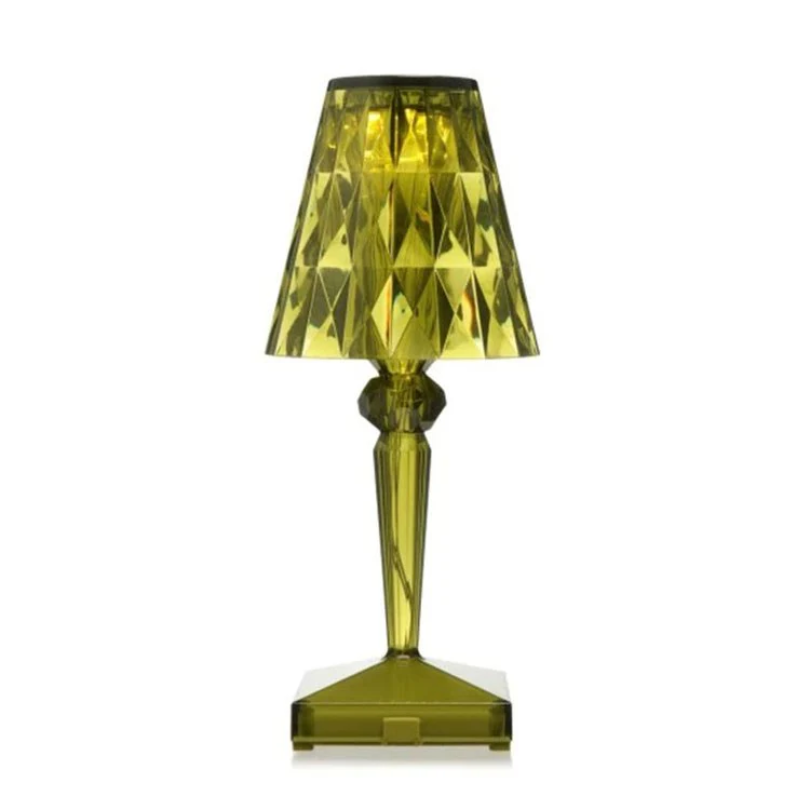 CrystalLuxe Bordlampe - Elegant Krystall Bordbelysning Norvo