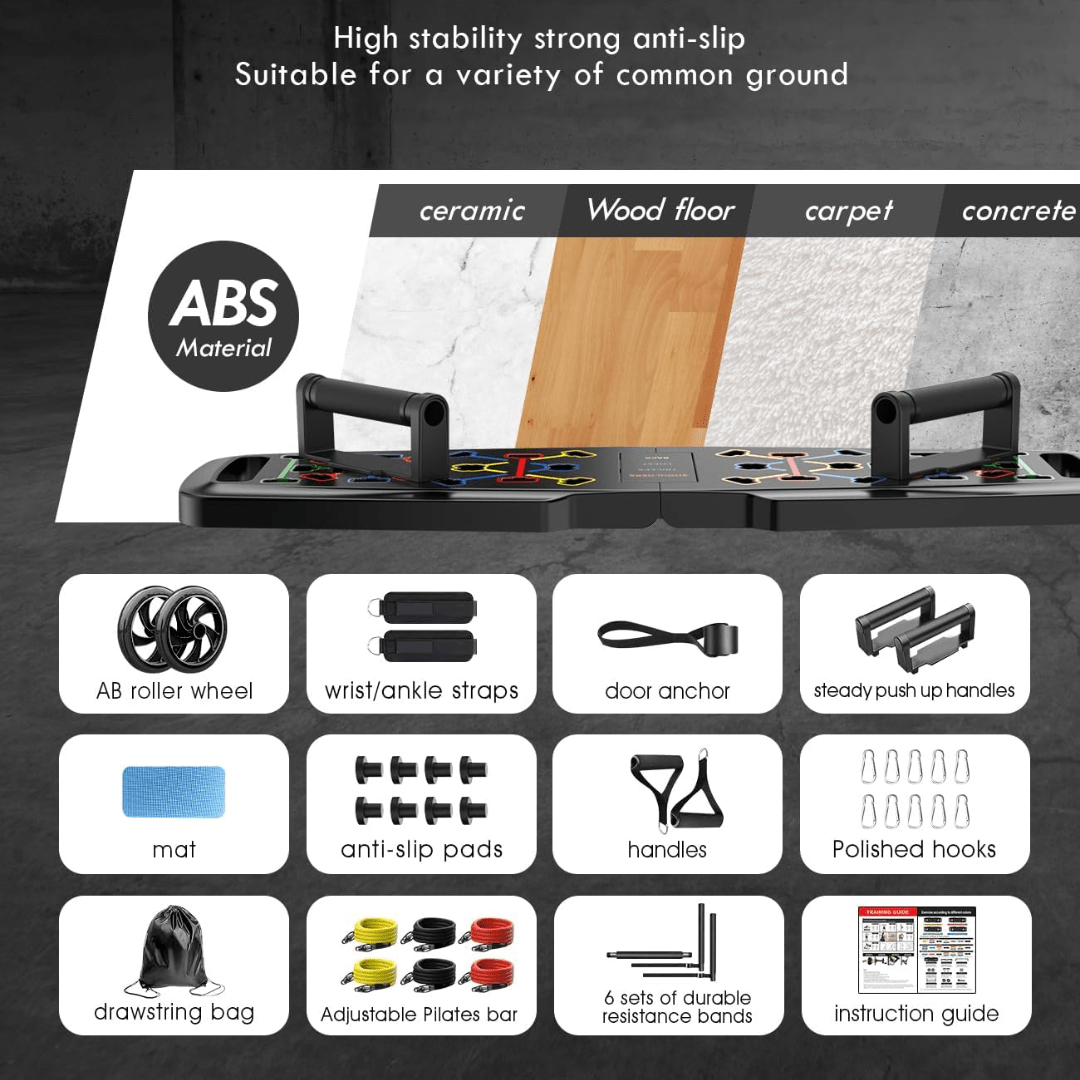 Norvo | Kompakt treningssett for styrketrening og helkroppsøkt hjemme