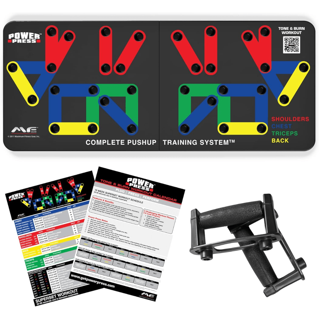 Norvo | Sammenleggbar push-up brett med 30 treningsposisjoner for målrettet muskeltrening
