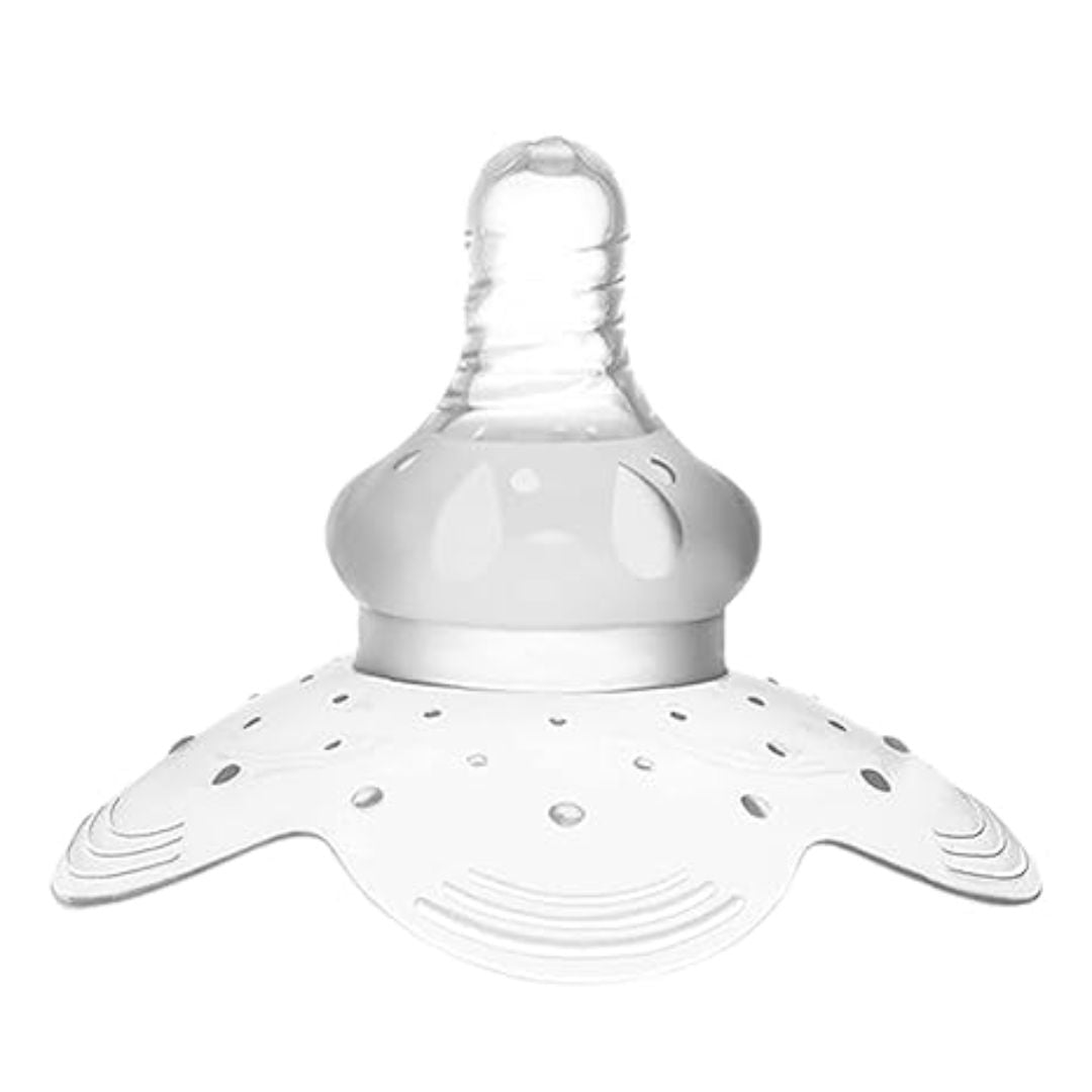 Norvo | Silikon Smokk for Amming – Ammingshjelp for Babyer med Myk, Ruggfri Nipple