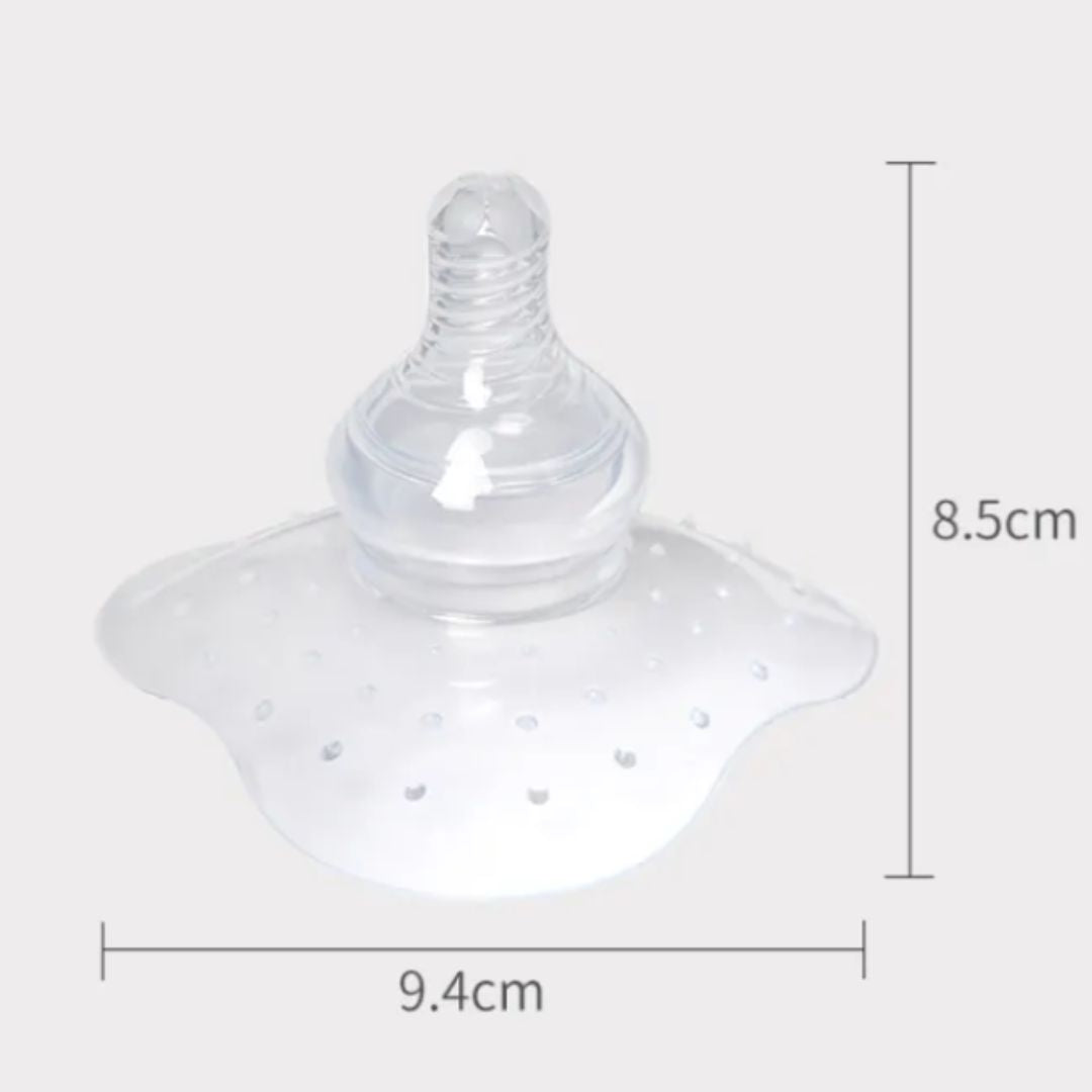 Norvo | Silikon Smokk for Amming – Ammingshjelp for Babyer med Myk, Ruggfri Nipple