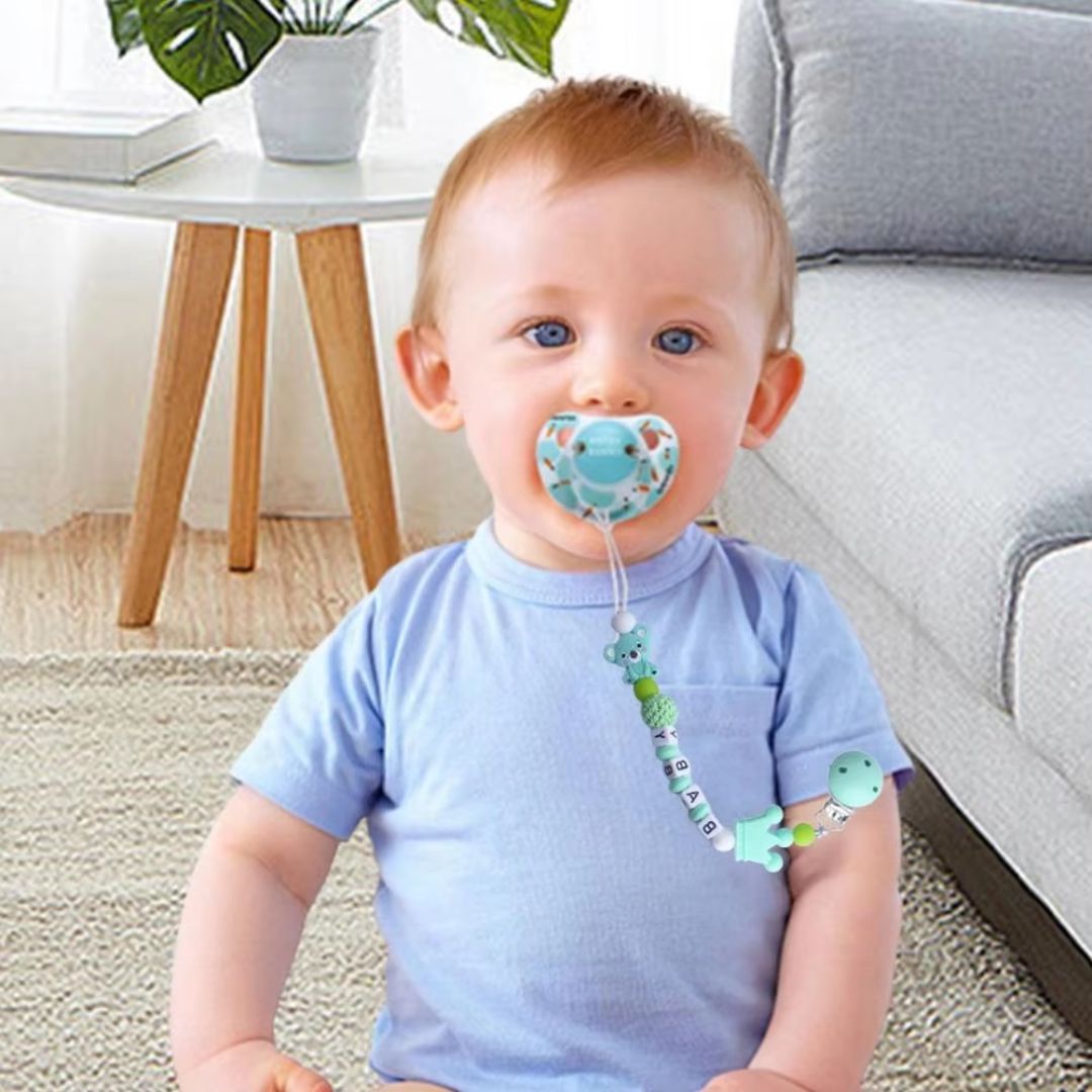 Norvo | Baby smokkeklype med krone og bjørn