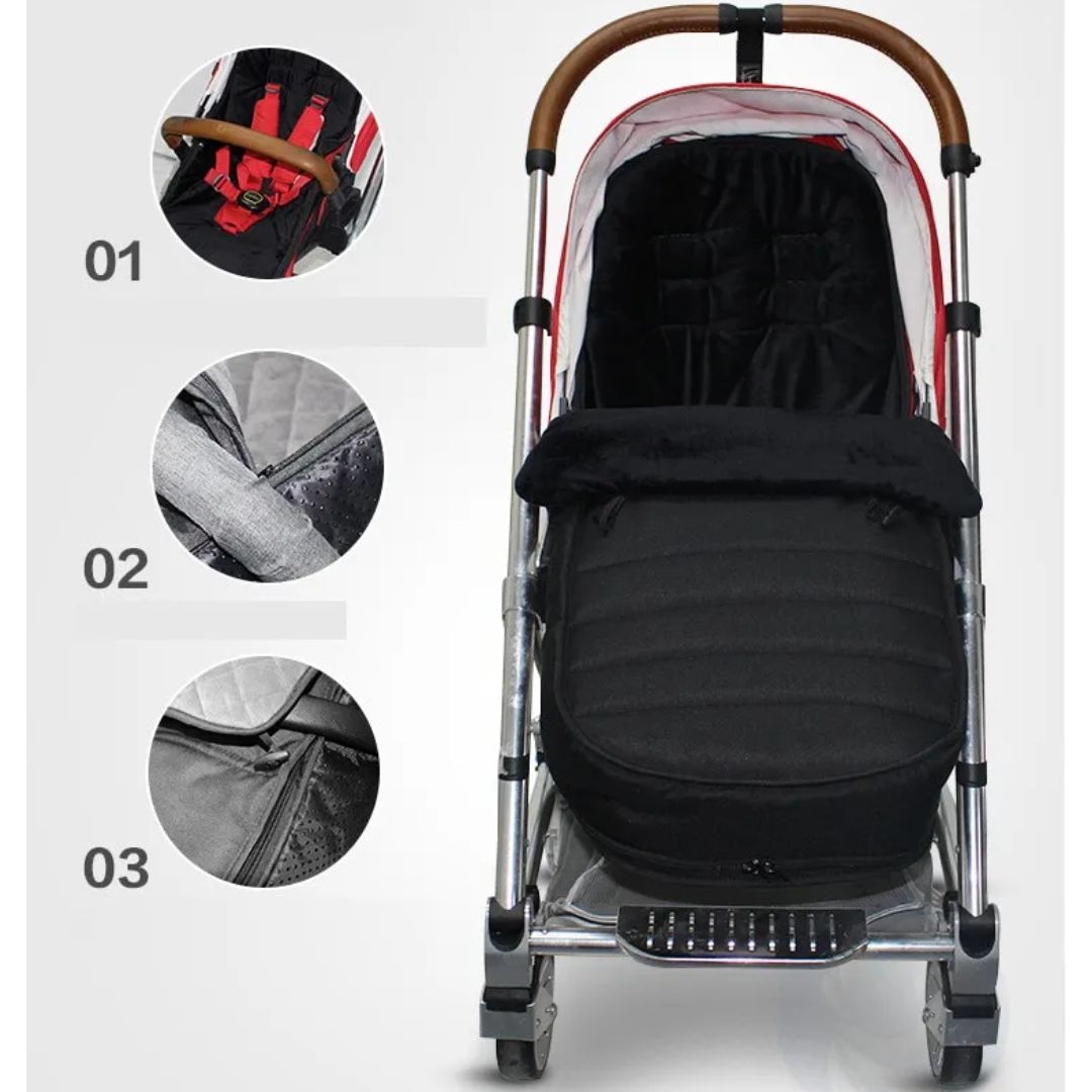 Norvo | Vinter barnevogn fotpose for babyer – Varm sovepose