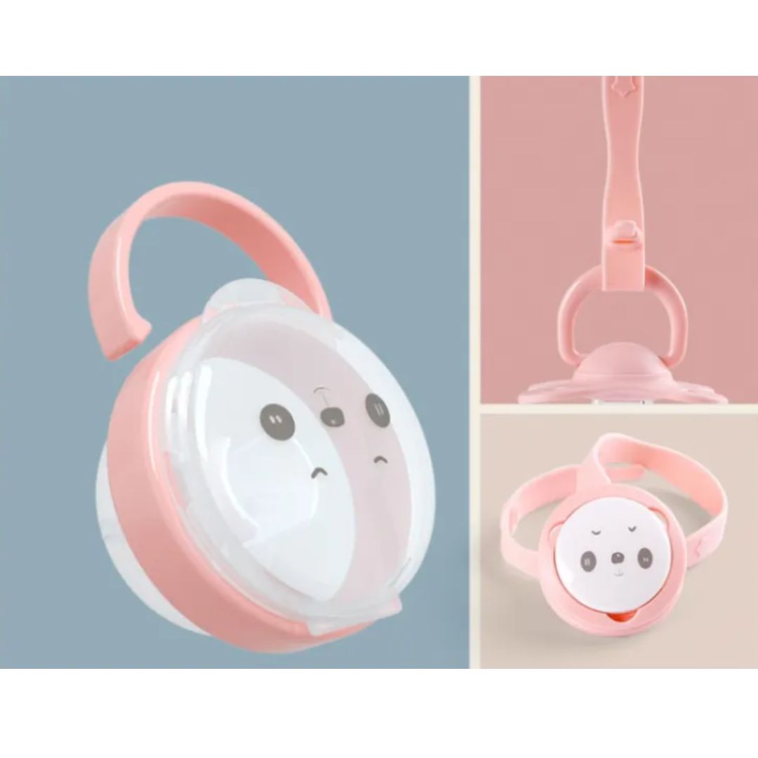 Norvo | Smokk med beskyttelseshylse – Beroligende smokk i søtt bjørnedesign