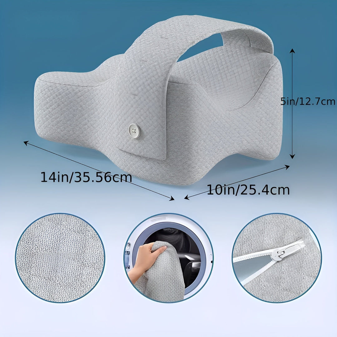 Kneeputer for side sleepers – Ergonomiske & justerbare | Lindring for knær og rygg | Norvo