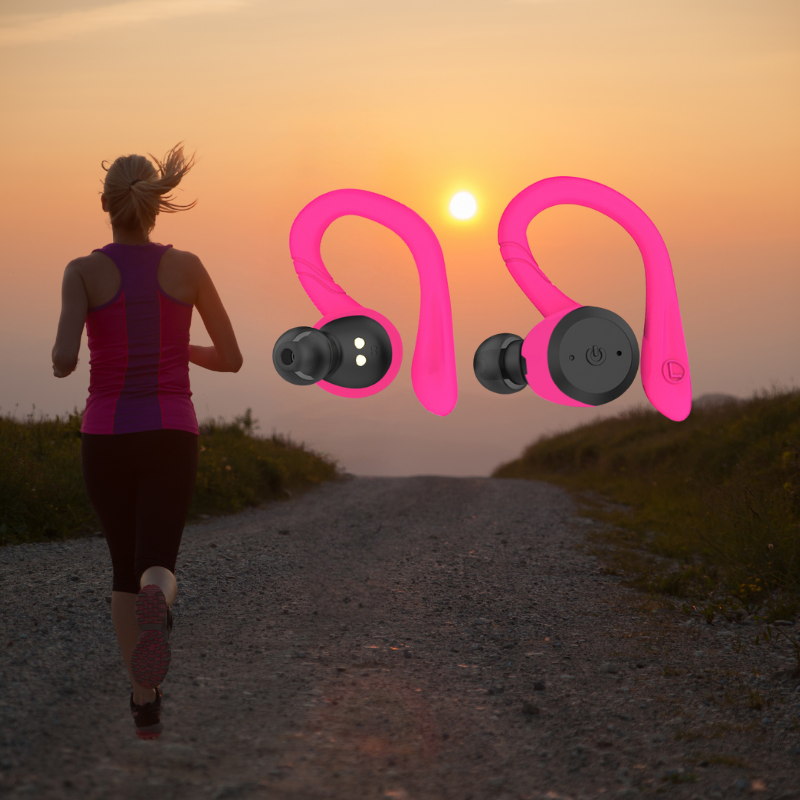 Norvo | Vega Vanntette Trådløse Sportørepropper – 20 Timer Spilltid | Bluetooth 5.0, IPX7 for Svømming & Fitness