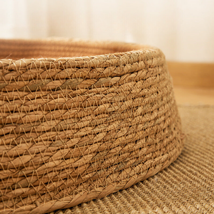 Håndvevd rattan katt klore seng Norvo