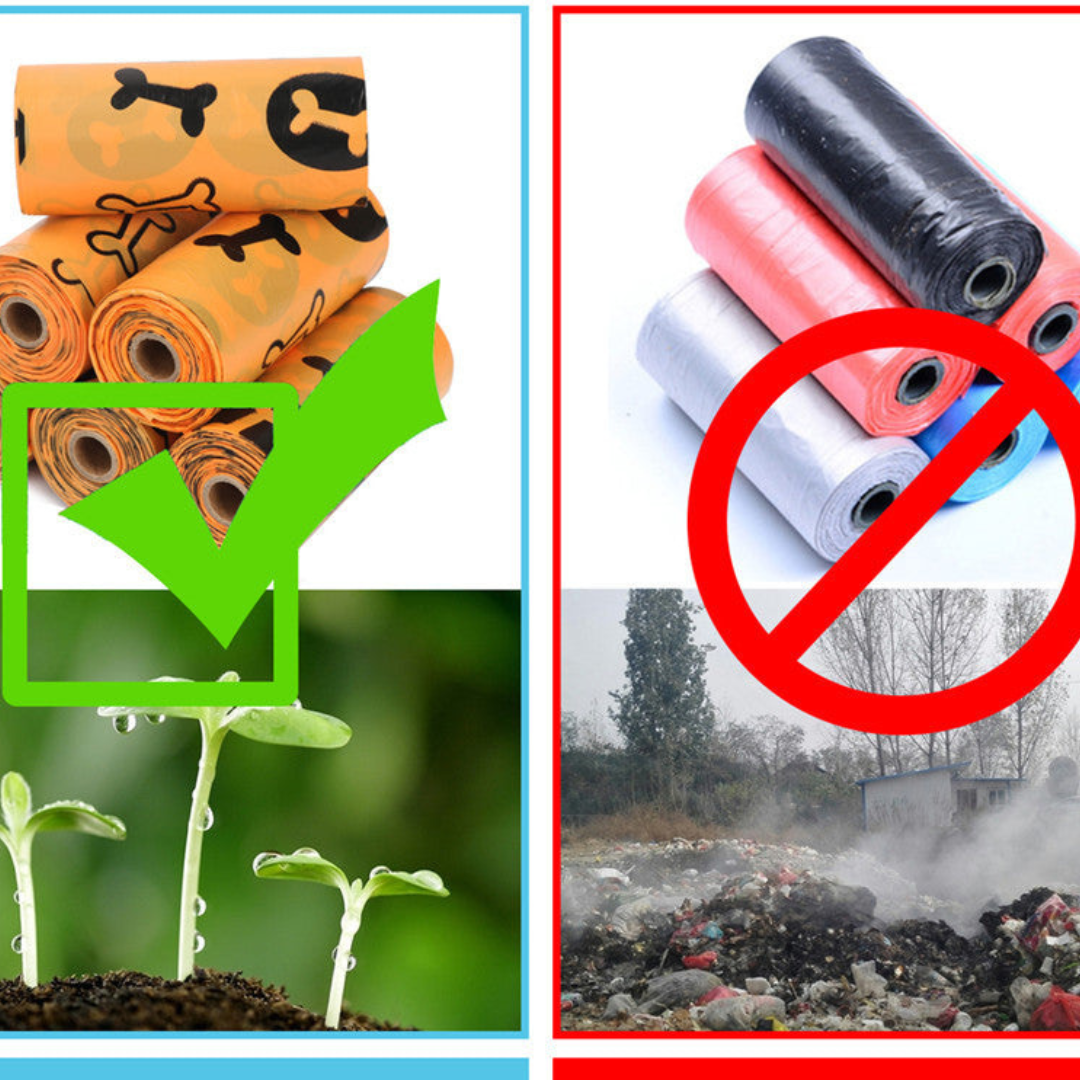 Miljøvennlige avfallsposer med praktisk dispenser Norvo