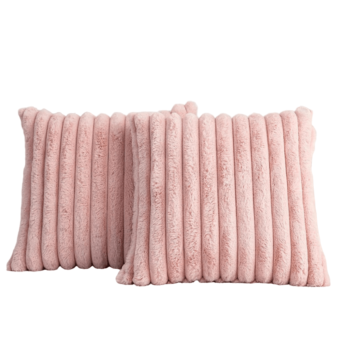 Norvo | Ultra-myke dekorative putevar 45×45 cm laget av plysj