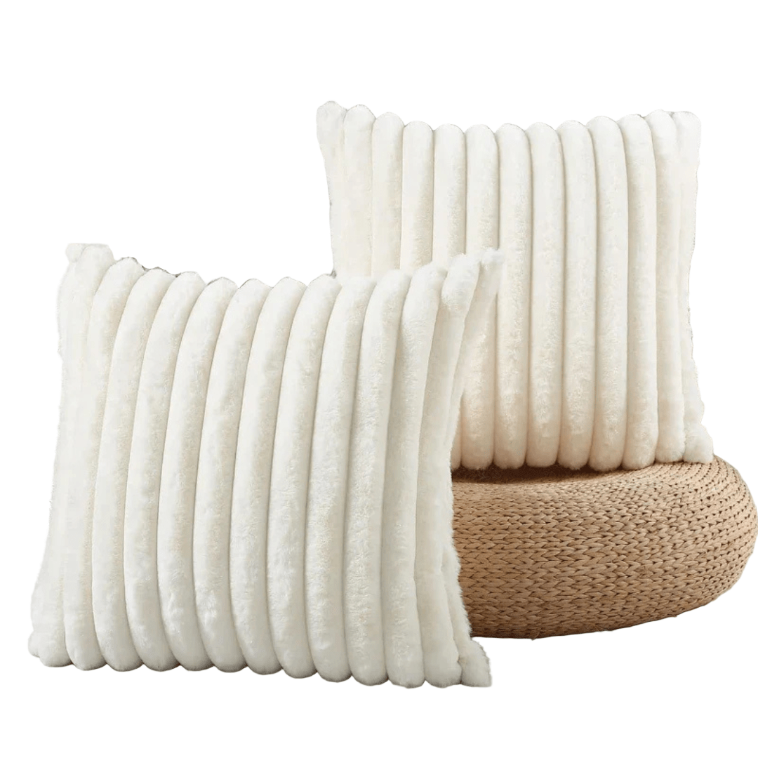 Norvo | Ultra-myke dekorative putevar 45×45 cm laget av plysj