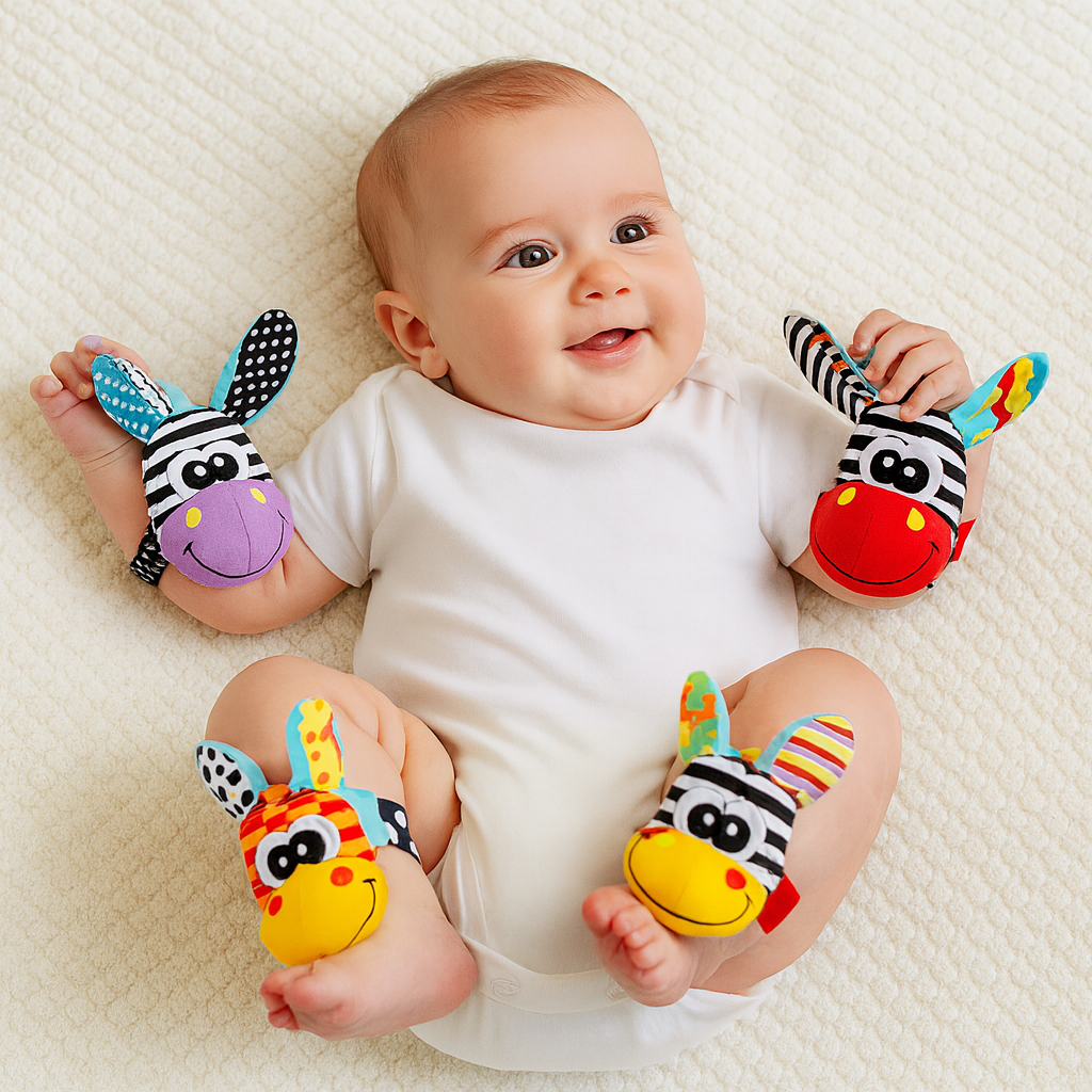 Norvo | Baby Sensory Rangle Myk Tekstil LeKeSett