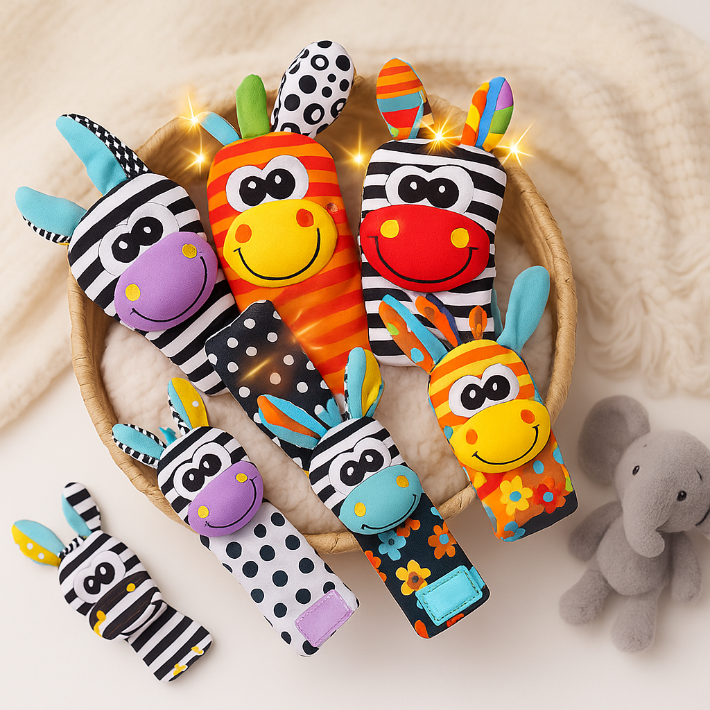 Norvo | Baby Sensory Rangle Myk Tekstil LeKeSett