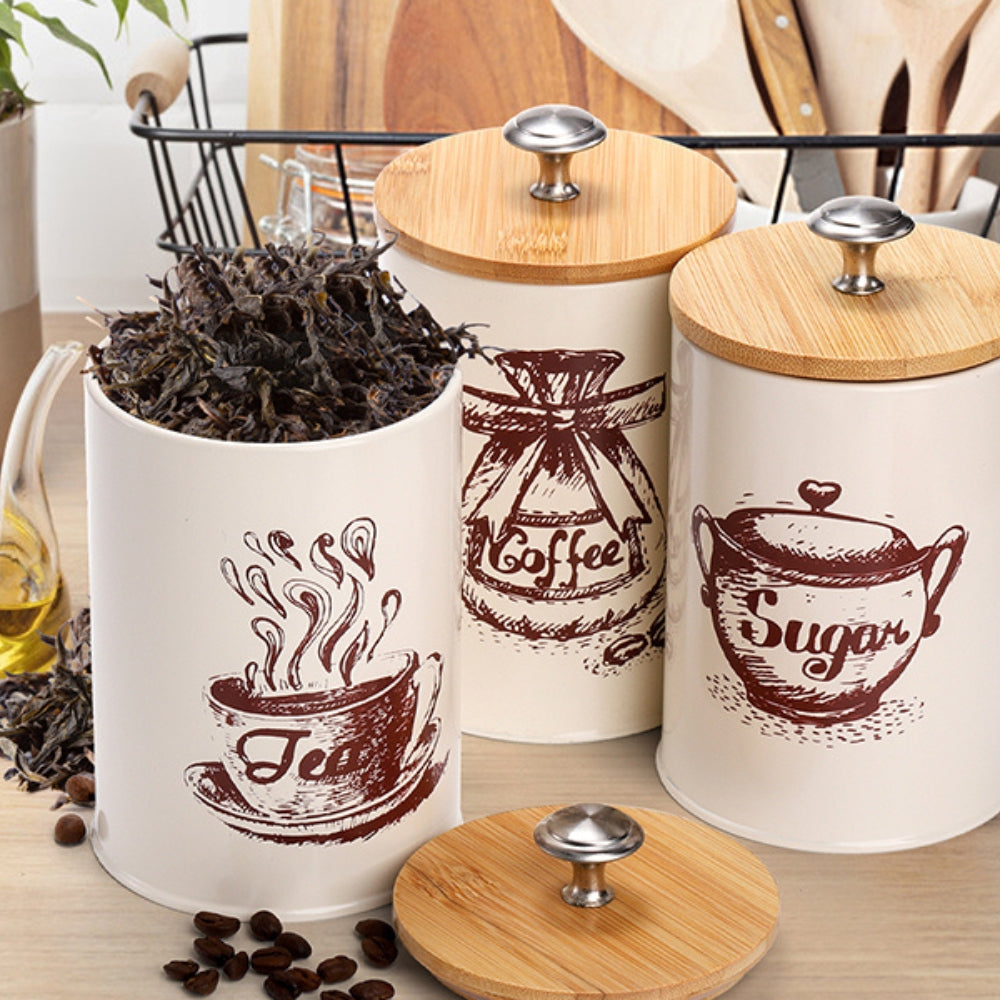 Norvo | Jern Lufttett Oppbevaringsbeholder | 3 stk Sett