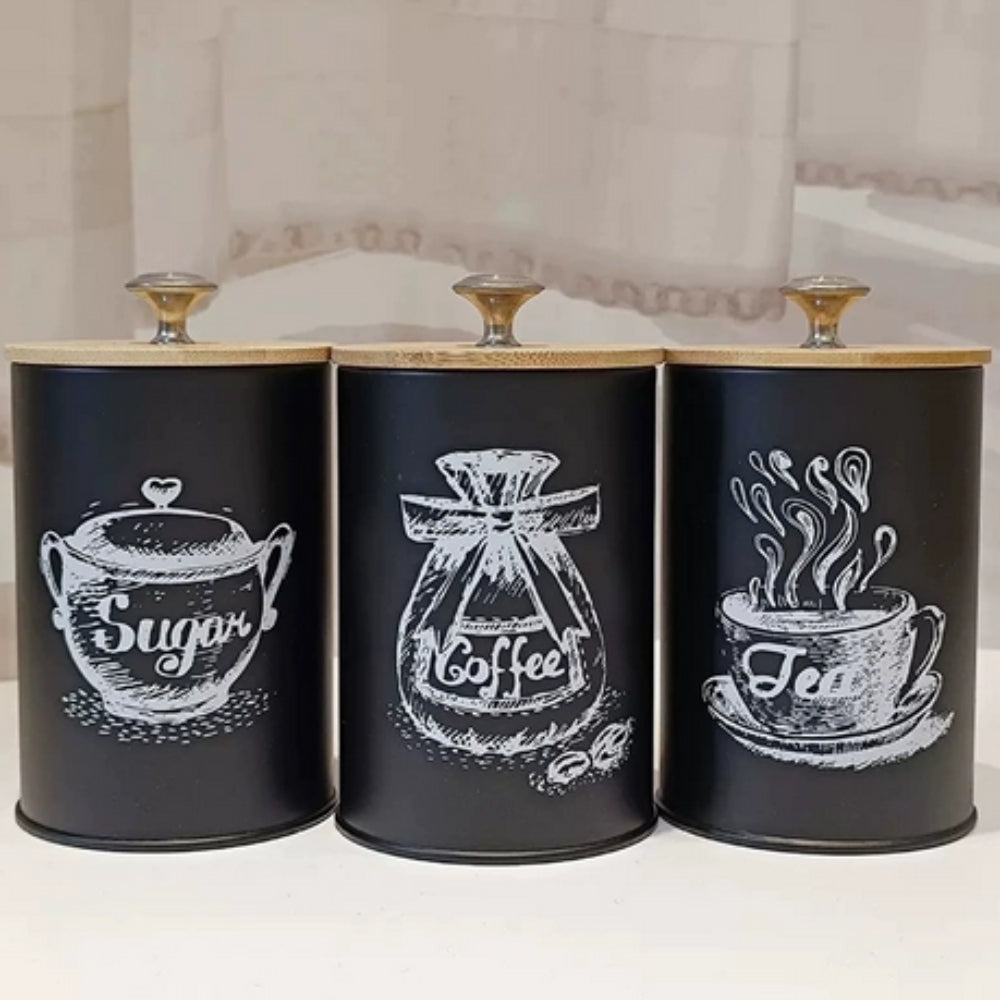 Norvo | Jern Lufttett Oppbevaringsbeholder | 3 stk Sett