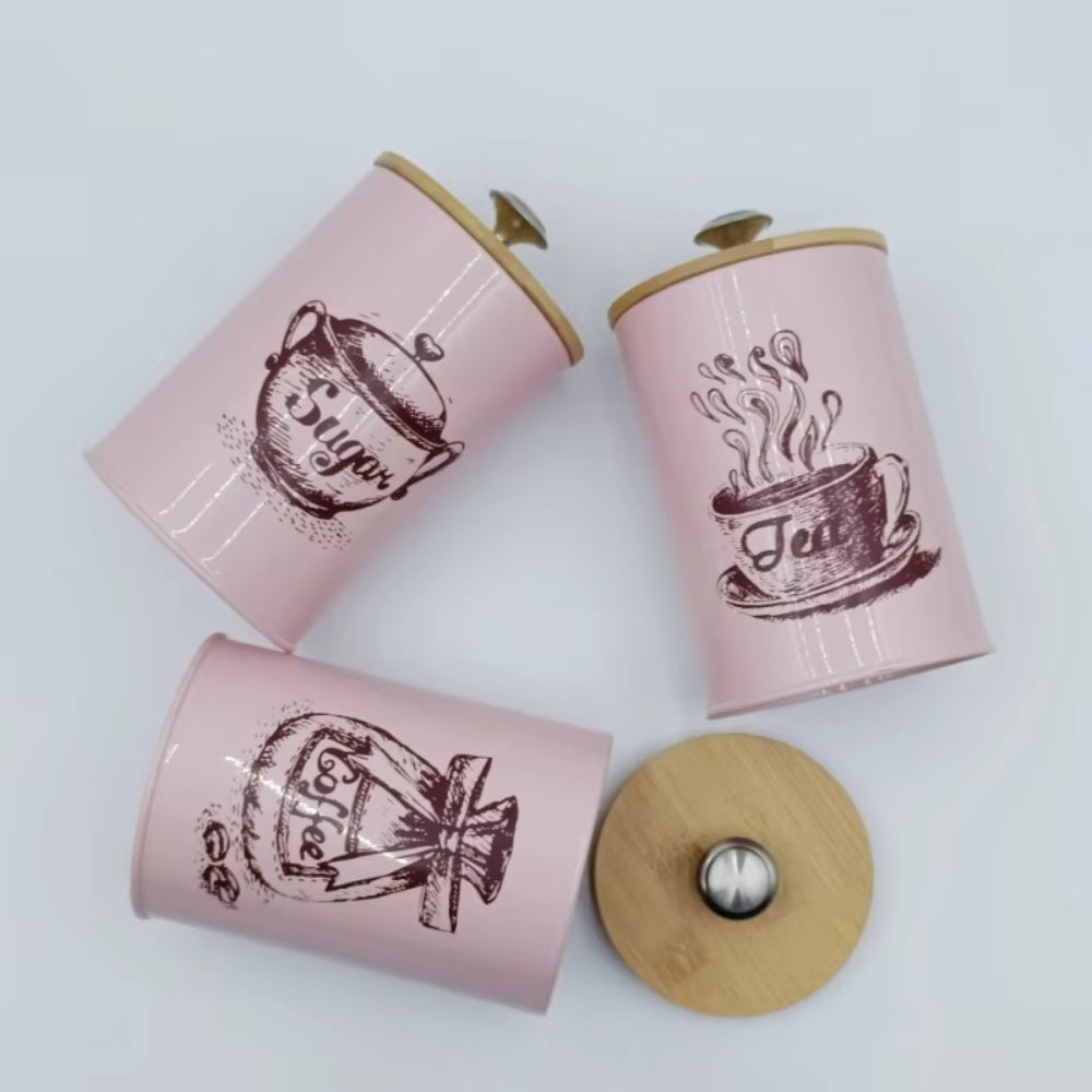 Norvo | Jern Lufttett Oppbevaringsbeholder | 3 stk Sett