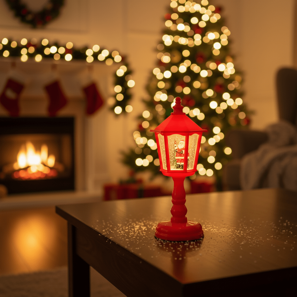 Norvo | Belyst Snøkule Lanterne for Magisk Juledekorasjon