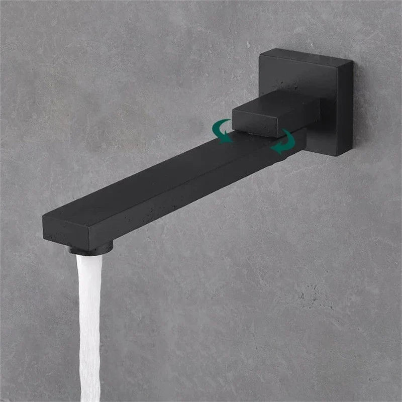 Norvo | Veggmontert Foldbar Kran – Høy Kvalitets Rustfritt Stål Tap med Moderne Design